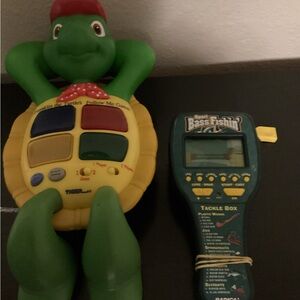 Tiger Electronic Learning Turtle Toy - Green, Yellow, Red, Blue